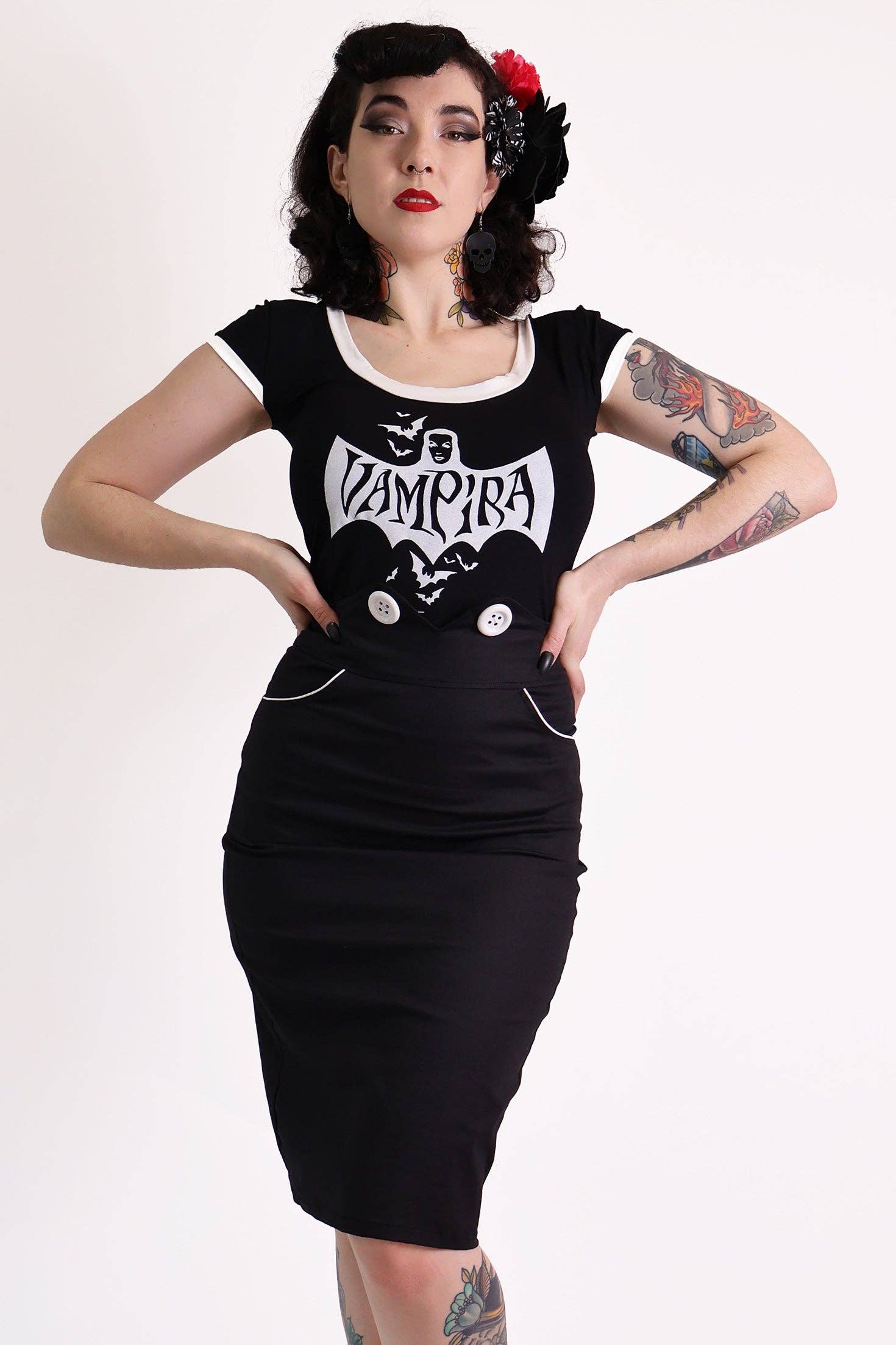 BONSAI KITTEN - Wholesale T-shirt (graphic) – women's - Vampira Tee Shirt