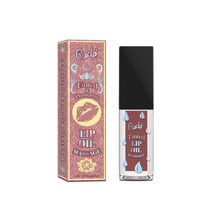 Rude Cosmetics - Wholesale Lip Gloss - Lip Oil Massage Tinted & Plumping Lip Oil