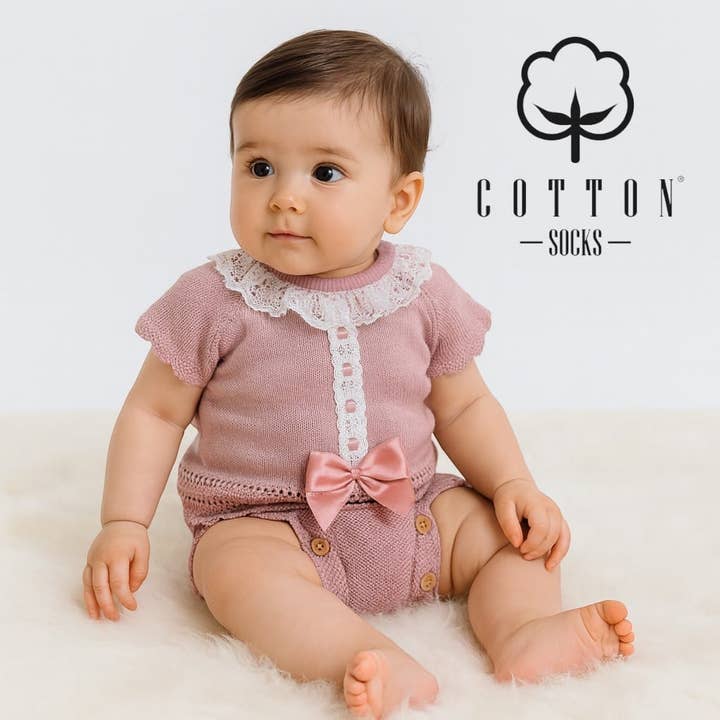 2-delige Breiset – Ref. 218 (100% Katoen) voor wholesale door Cotton Socks