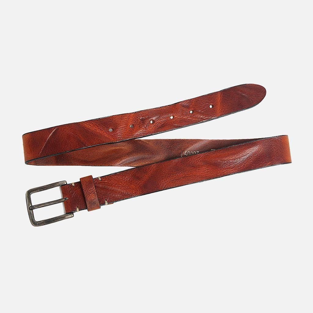 Amsterdam Heritage Leather Belts, Bags, Jackets & Apparel - Vente Ceinture – femme - Dani | Ceinture classique décontractée en cuir robuste à boucle argentée 13