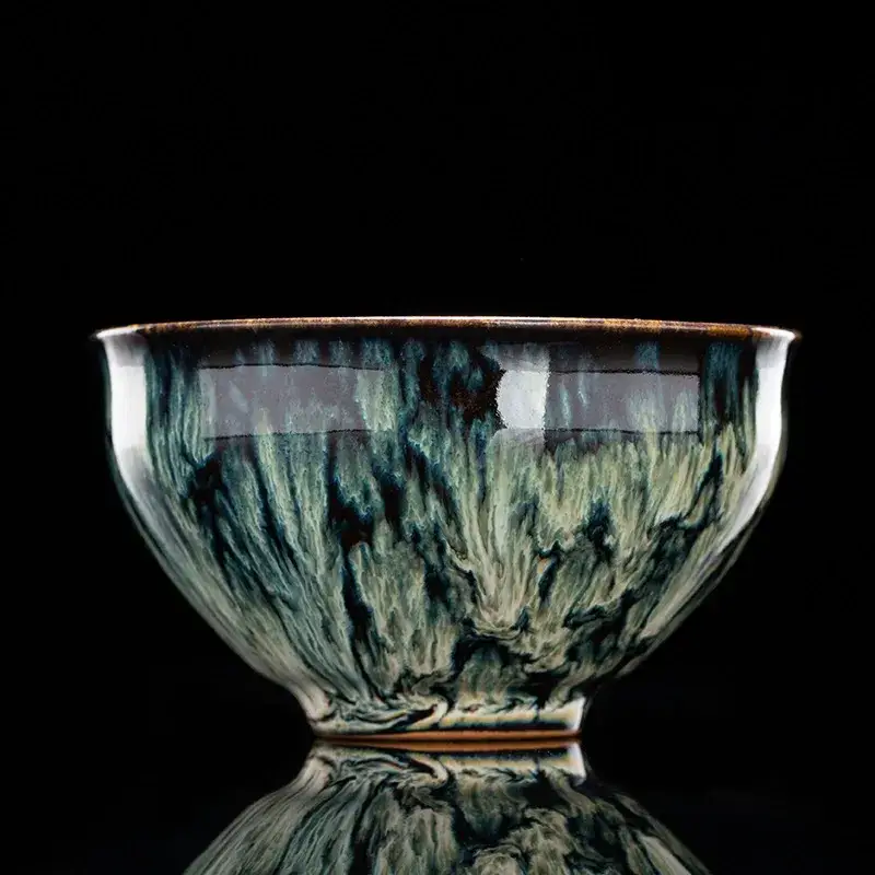 Otterware – wholesale Coffee/tea cup – Handmade Artisanal Tenmoku Glaze Tasting Cup (Single)46