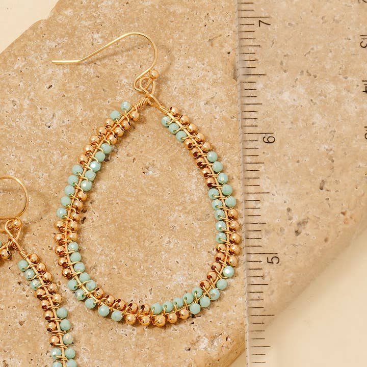 Anarchy Street - Wholesale Dangle Earrings - Mixed Beaded Teardrop Dangle Earrings