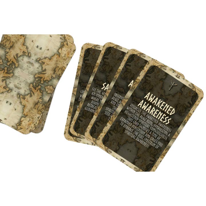 IBIZA TAROT – wholesale Tarot-kort – Algiz Runic Wisdom - Celestial Runes Series - Spådomsverktyg - Oracle-kort - Runekort3