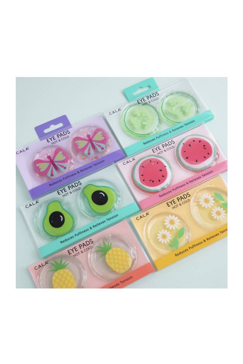 PINEAPPLE Beauty - Wholesale Eye Treatment Mask - CALA 69161 Cucumber Hot & Cold Eye Pads - 12Set2