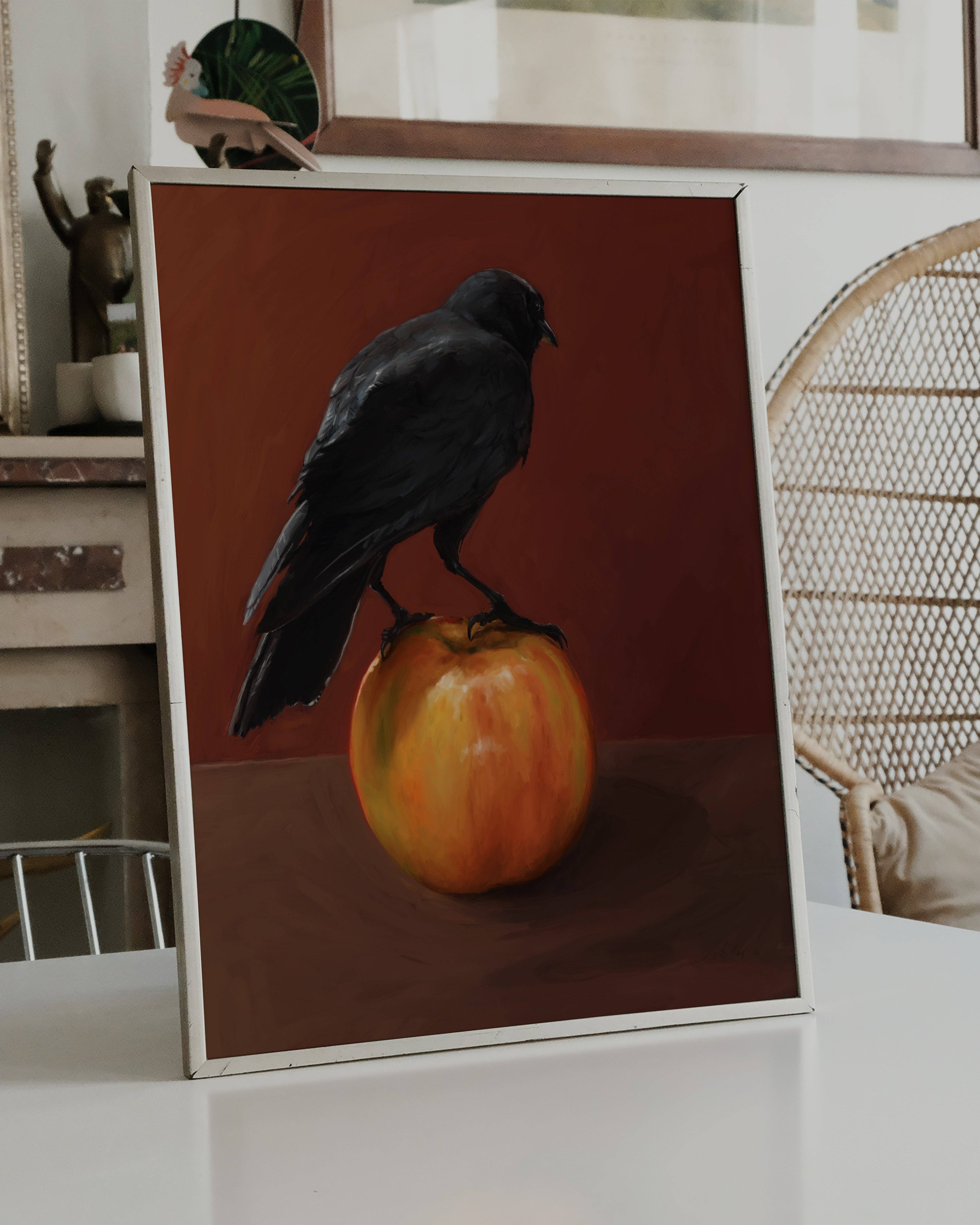 The Ugly Cat Studio - Wholesale Art Print - Moody City Crow Art Print22