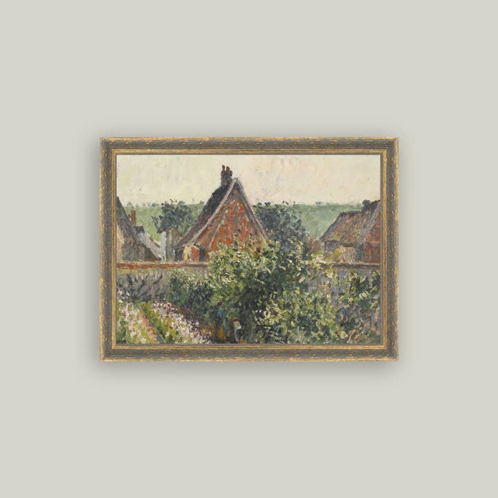 Petal Lane Home - Wholesale Art Print - Near the Garden Framed Antique Art4