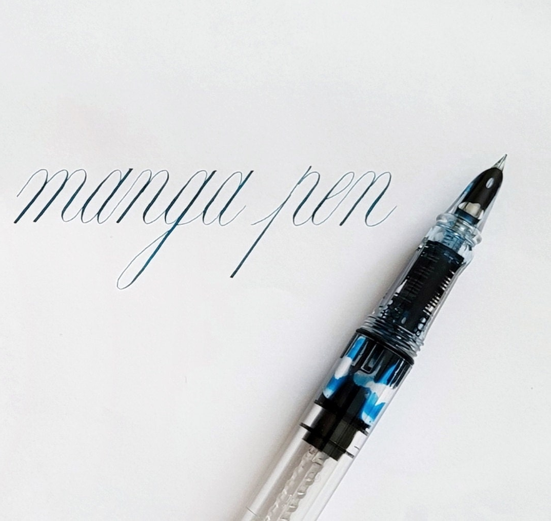 Inkursive Pens - Venta al por mayor Bolígrafo - Pluma estilográfica Manga con plumín semi flexible Maru (pluma de dibujo)18