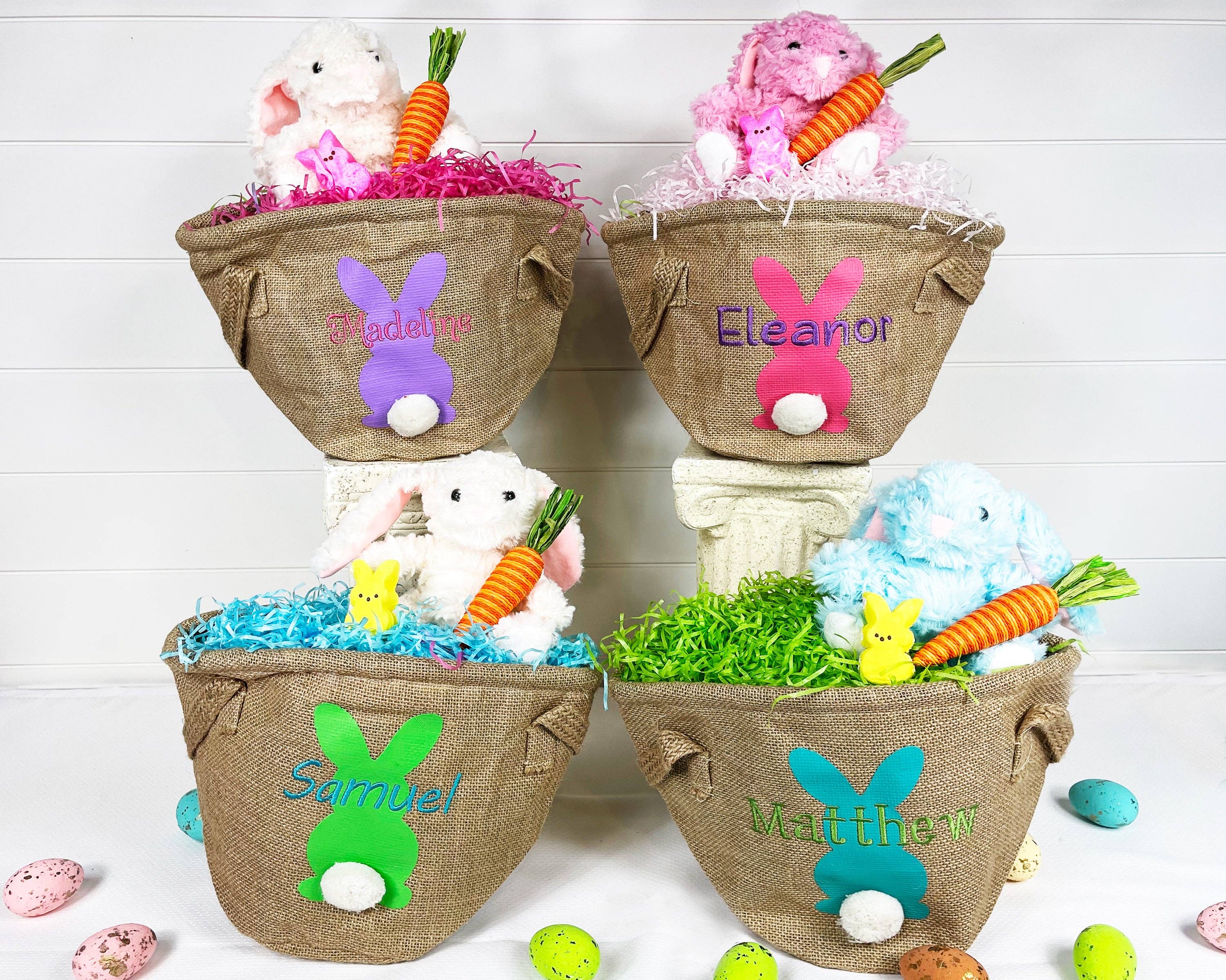 Wholesale Burlap Easter basket blanks for your store - Faire