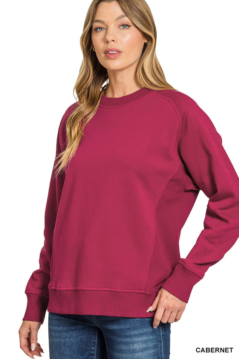 42POPS – wholesale Sweatshirt – Women's – ",.._ Fleece Round Neck Sweatshirts15