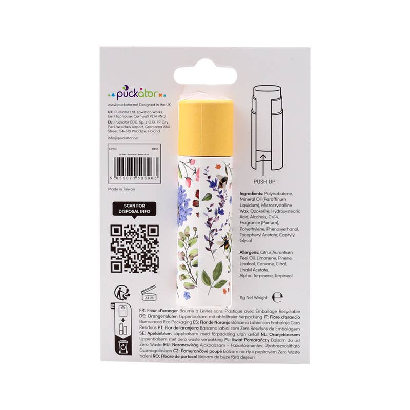 Puckator EU - Wholesale Lip Balm - Nectar Meadows Paper Stick Lip Balm4