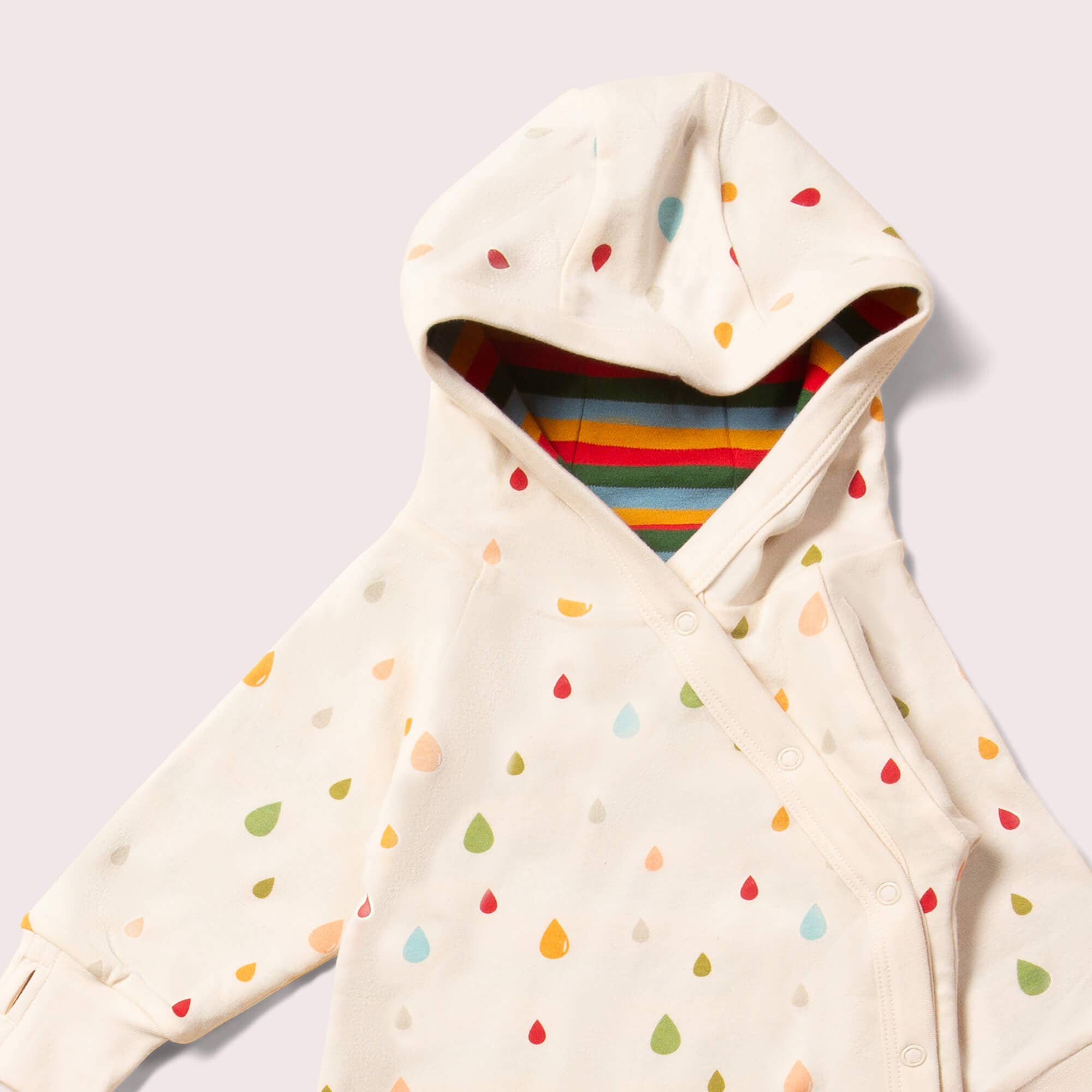 Drop Drop Gentag Print Dryp Drop Reversible Hooded Snug Som Bug Suit for engroshandel på Faire3