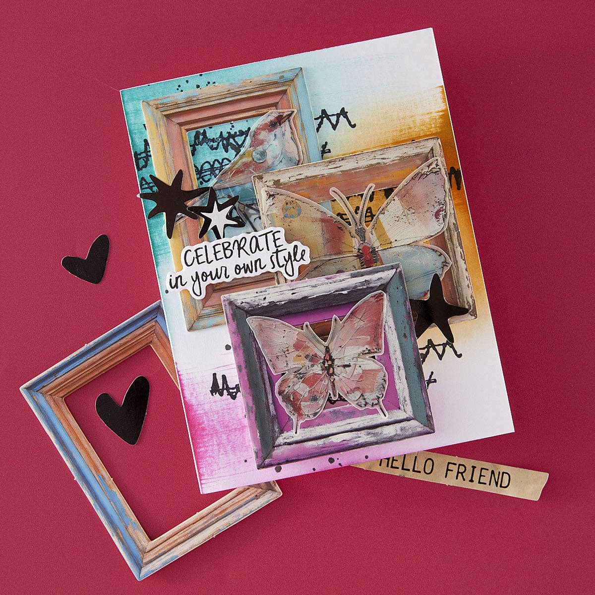 Hero Arts + Spellbinders Wholesale - Wholesale Picture Frame - Beautifully Imperfect Chipboard Frames from the Beautifully Imperfect Collection - 6 pc1