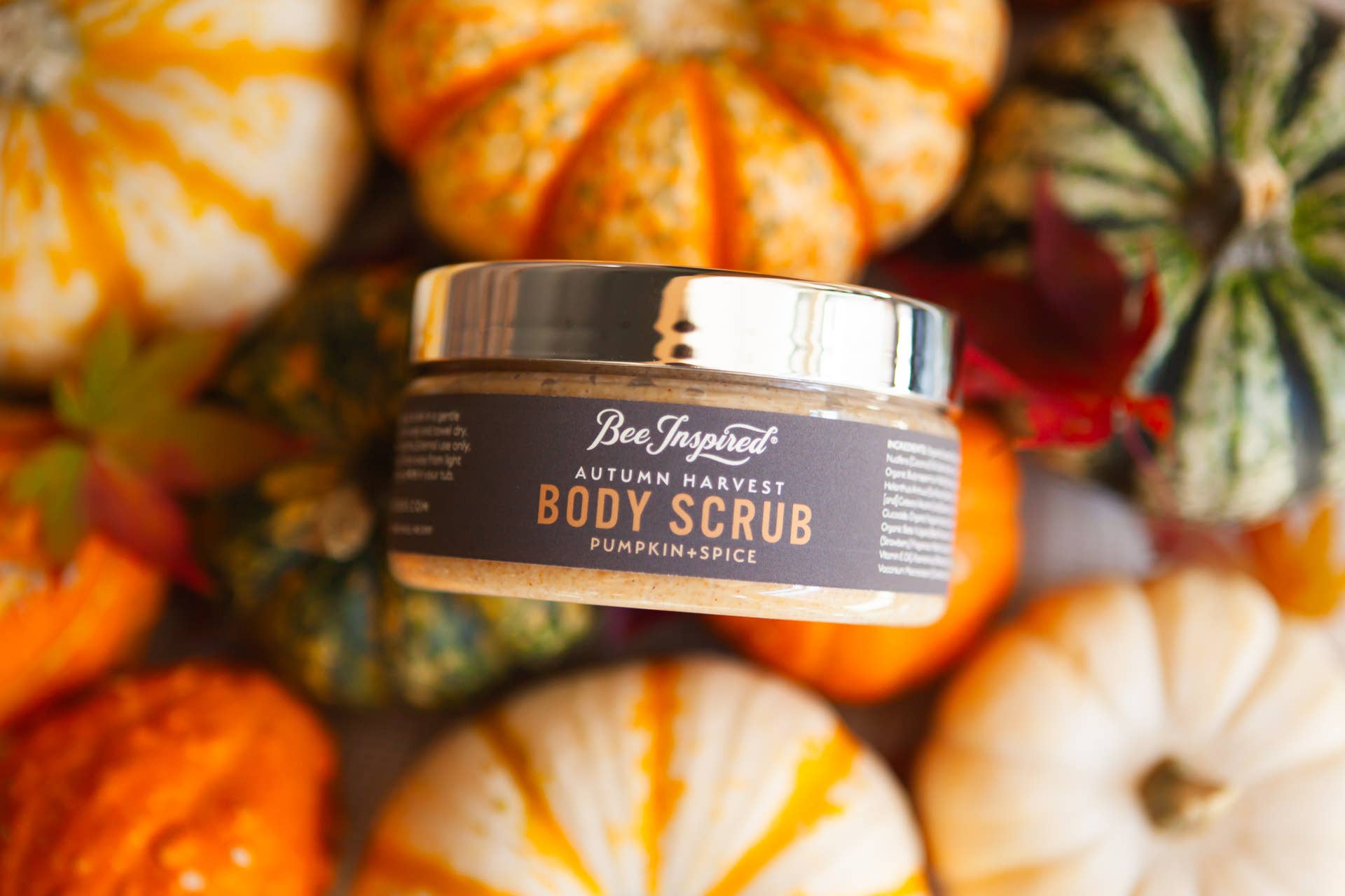 Bee Inspired - Wholesale Body Scrub/Exfoliant - Autumn Harvest Body Scrub | 8oz Pumpkin Spice Body Scrub1