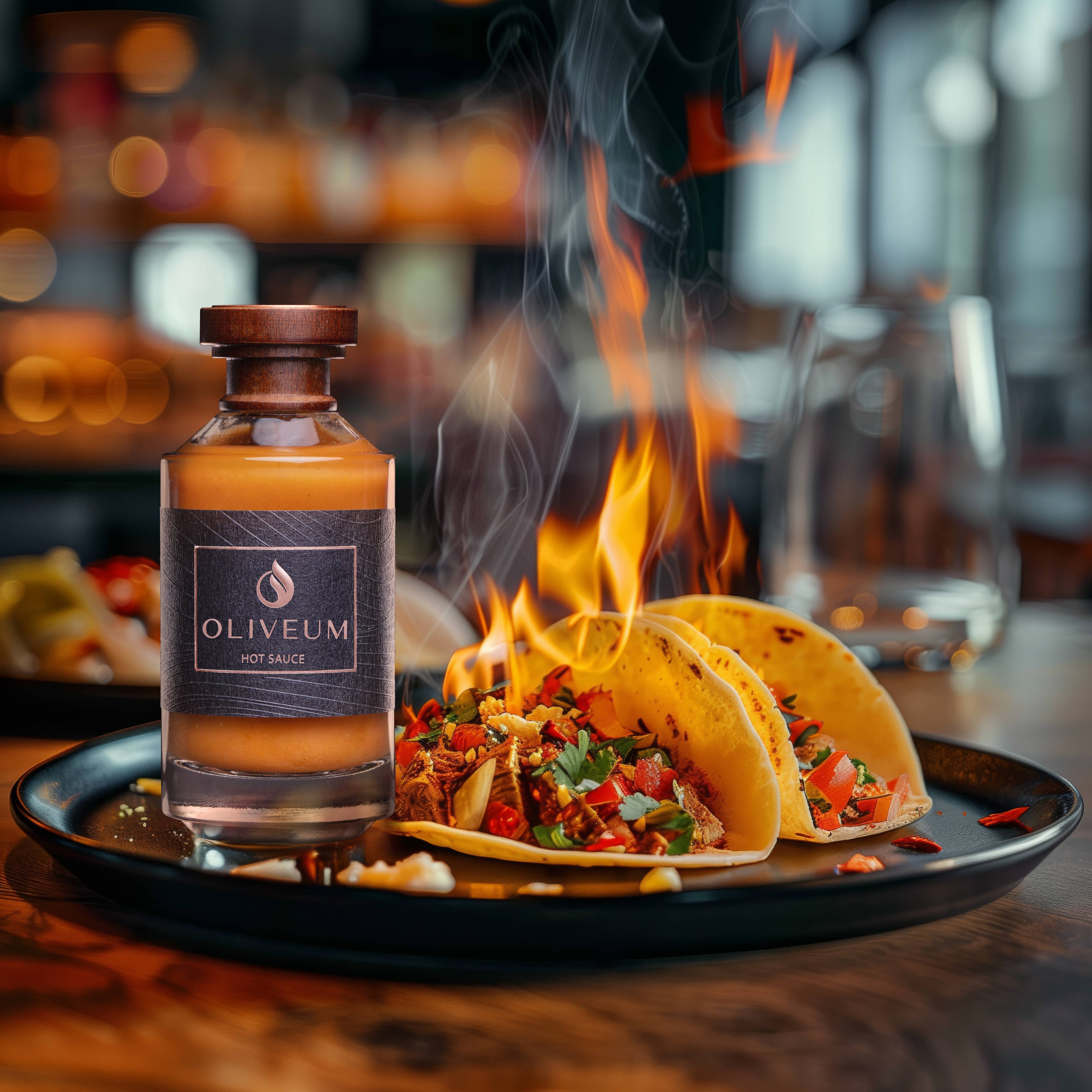 Oliveum - Venta al por mayor Salsas picantes - Salsa picante Oliveum, barbacoa picante, condimento gourmet de lujo1