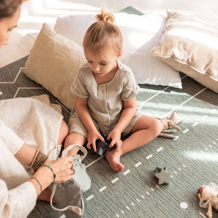 Toddlekind - Wholesale Play Mat - Kids & Baby - Haven Playmat | Berber - Moss3