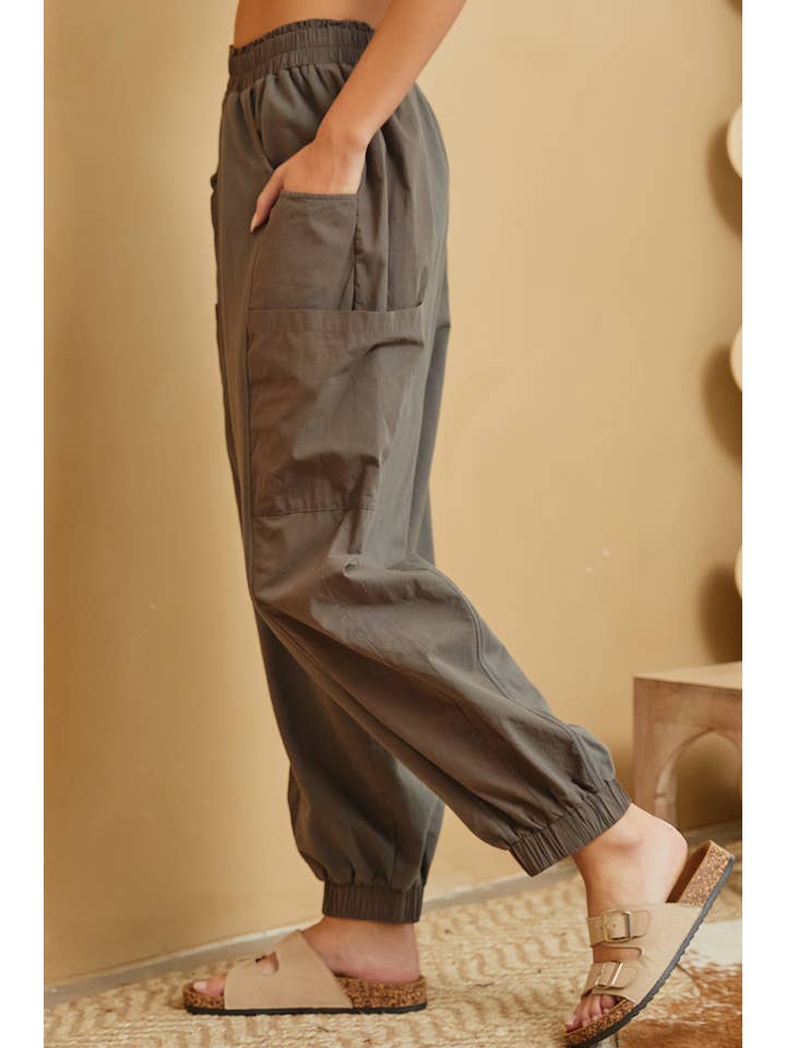 Sweet Lovely by Jen - Wholesale Lounge Sweatpants/Joggers - Women's - CASUAL COMFY WIDE-LEG HARMES JOGGERS18