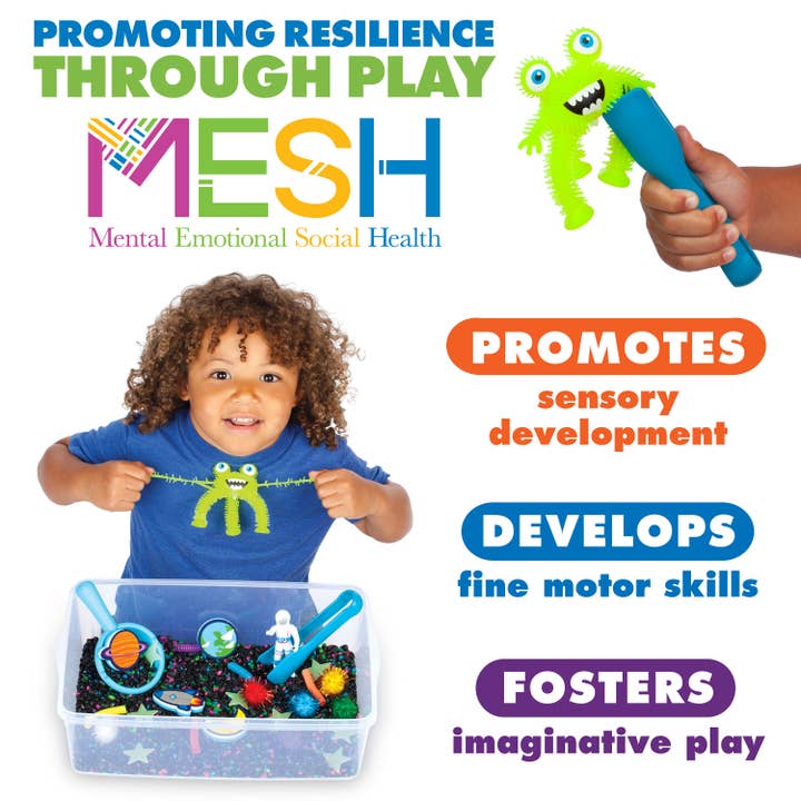 Faber-Castell / Creativity for Kids - Wholesale Toy Set - Kids - Sensory Bin Outer Space Activity Bin for Kids