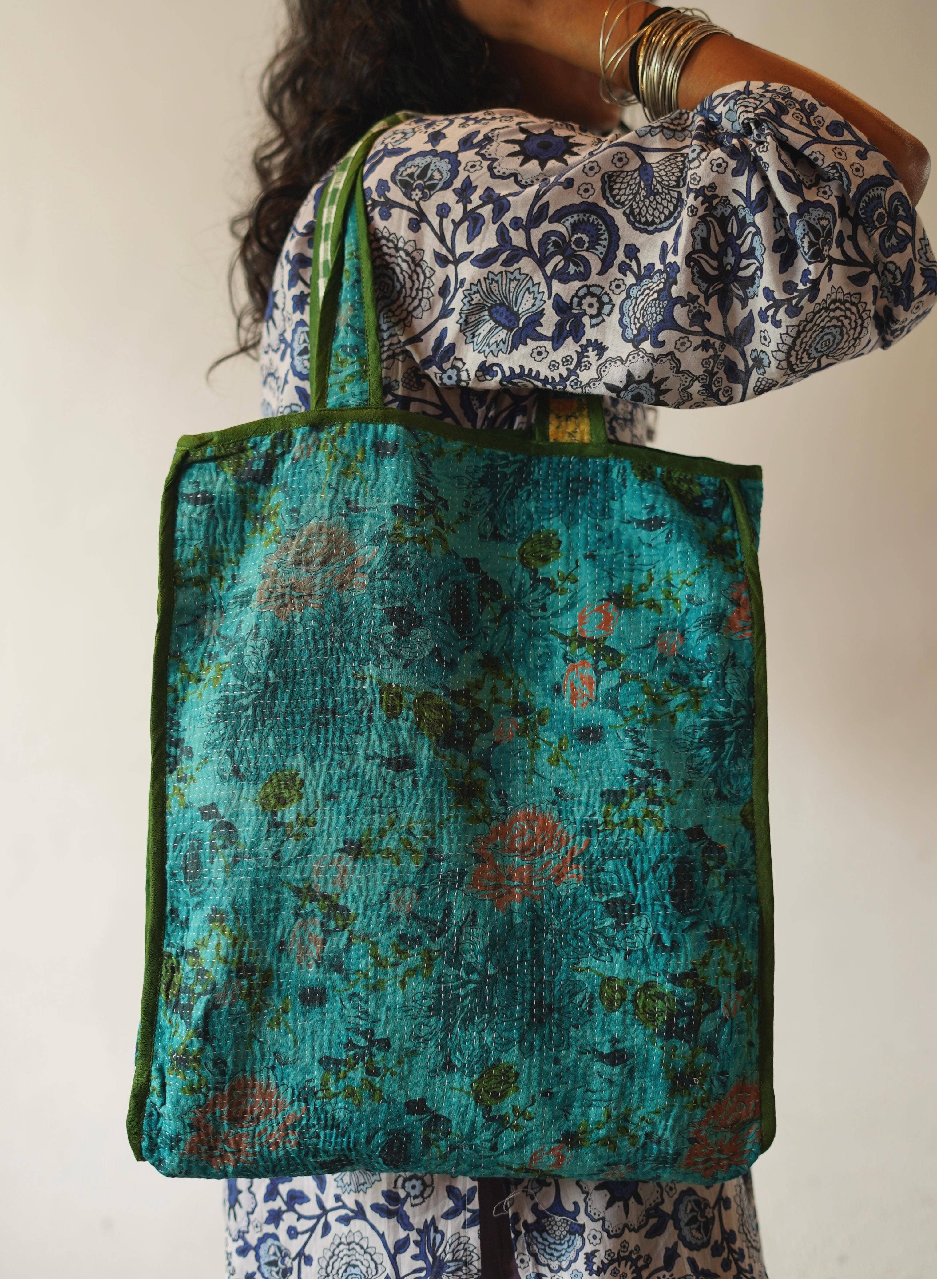 Annahmol - Wholesale Tote Bag - Women's - Vintage Textile one of a kind Cotton Totes5