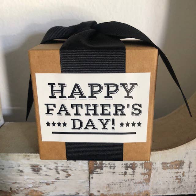 B. Toffee & Treats - Wholesale Toffee - Father's Day Custom 4oz Toffee Boxes4