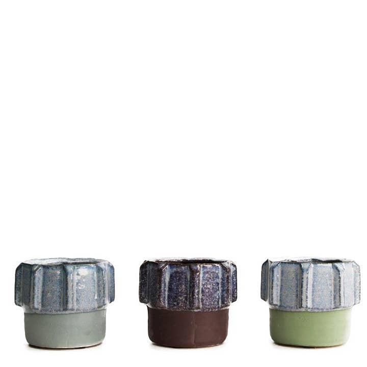 DRYdecorations - Wholesale Plant Pot - Planter ceramic Mixed Blue0