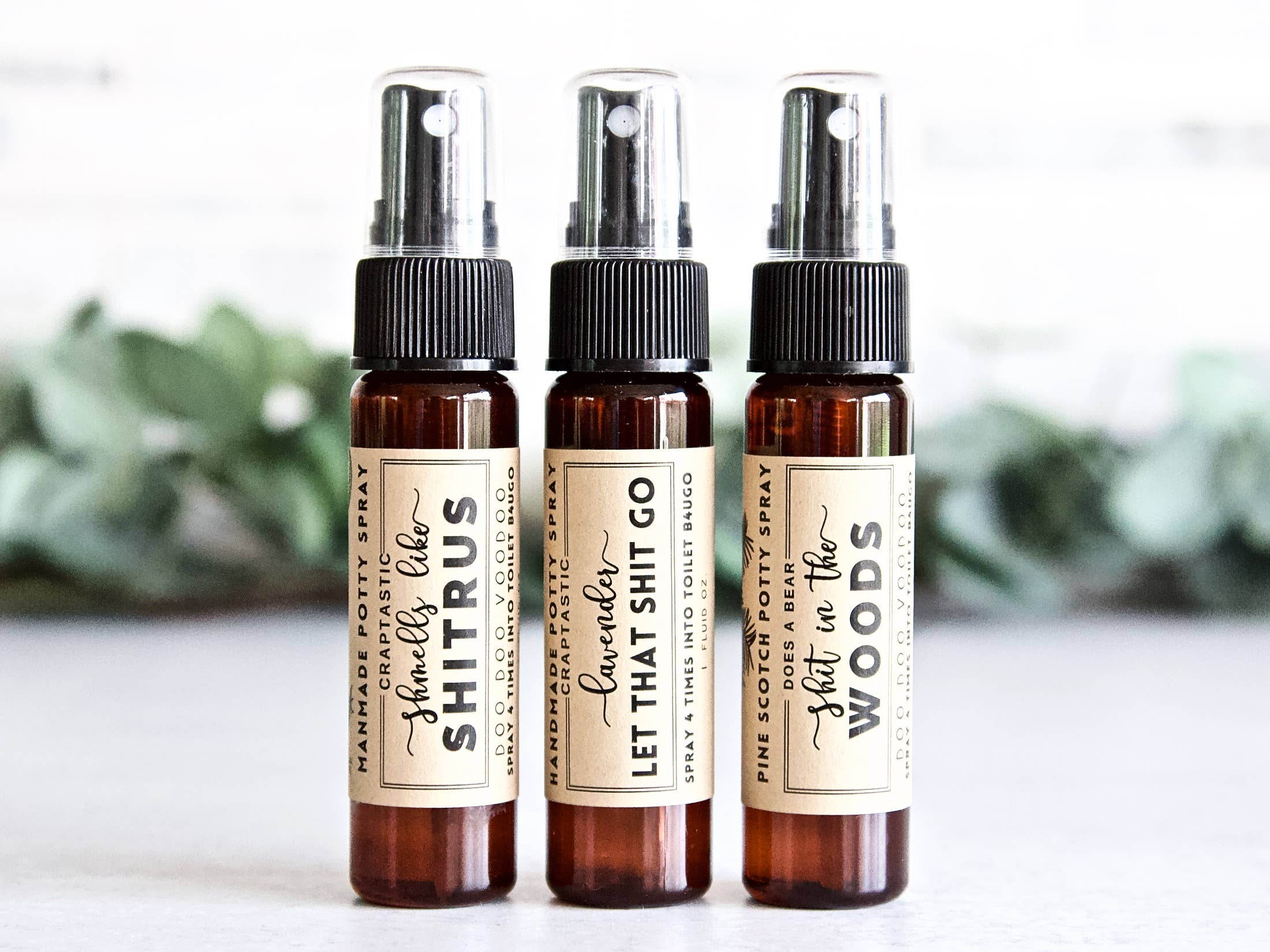 The Little Flower Soap Co - Wholesale Toilet Spray - Toilet Spray - Shmells Like Shitrus (Citrus)1