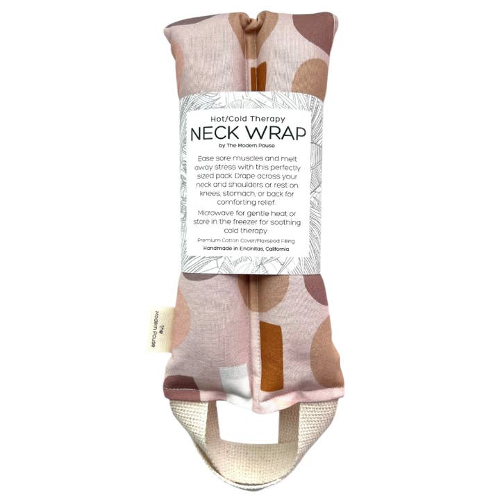 Neck Wrap - Geometrics in Pink for wholesale by The Modern Pause