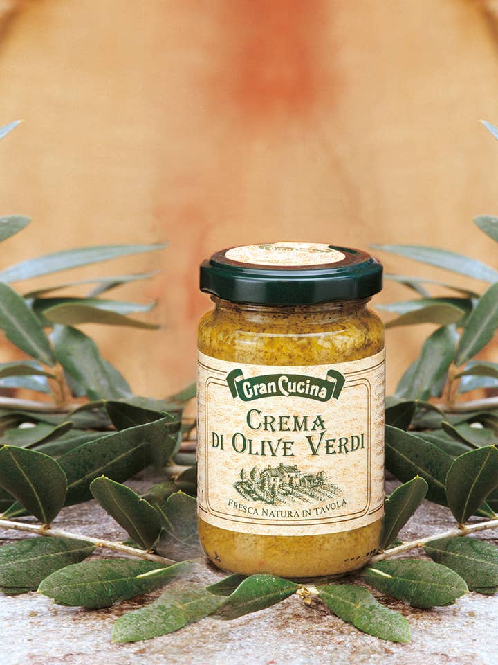Crème d'Olives Vertes 130g pour la vente par TAB GREEN LINE SRL (Gran Cucina)