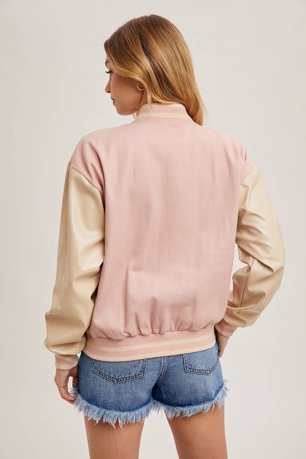 Bluivy - Wholesale Varsity/Baseball Jacket - Women's - COLOR BLOCK VARSITY JACKET18