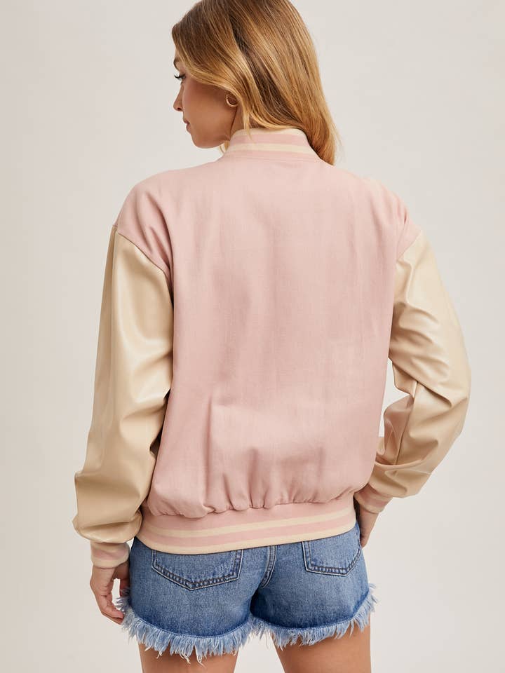 Bluivy - Wholesale Varsity/Baseball Jacket - Women's - COLOR BLOCK VARSITY JACKET18