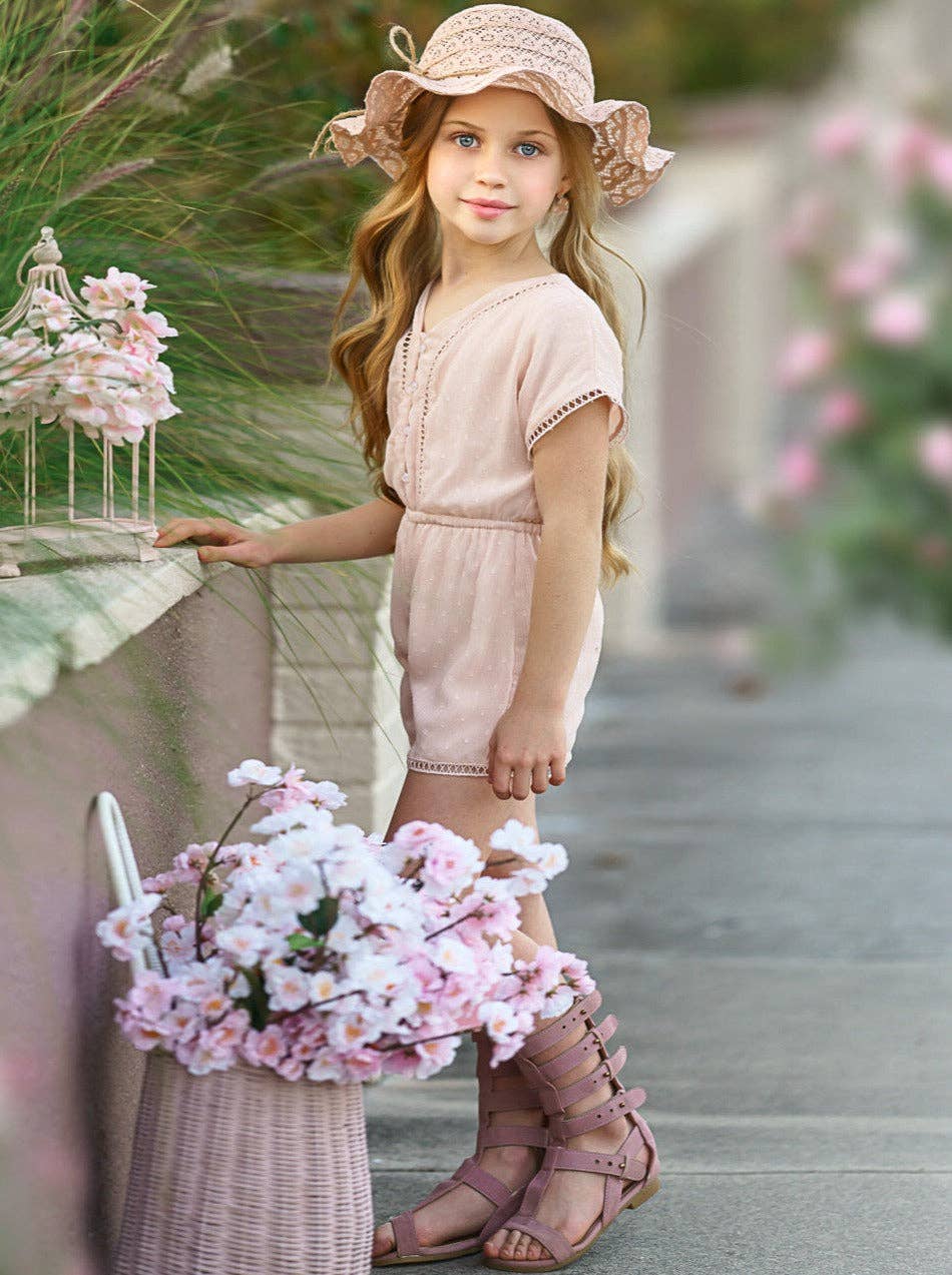 Mia Belle Girls • Wholesale - Vente Combishort – enfant - Barboteuse à manches courtes Graceful Beauty12