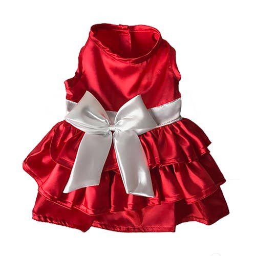 Ruby Red - Red Doggy Dress - Big Dog for wholesale by DoggyDolly Australia/NZ