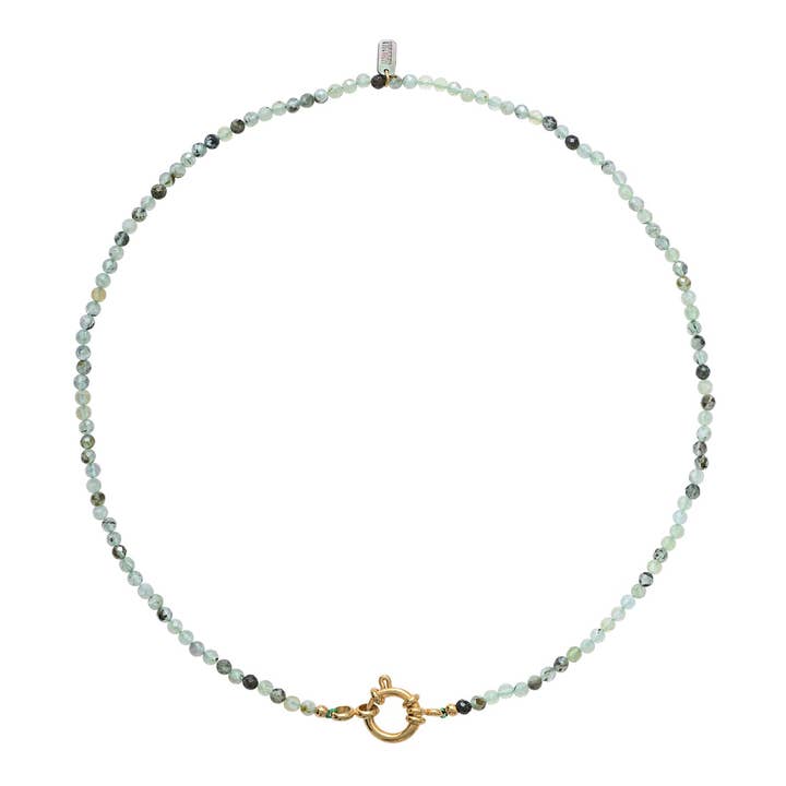 Collar NEIGE verde para venta al por mayor de Labelle