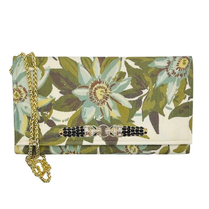 Garland Bags – wholesale Crossbody bag – Women's – Floral Crossbody Clutch Purse w/ Customizable Embellishment