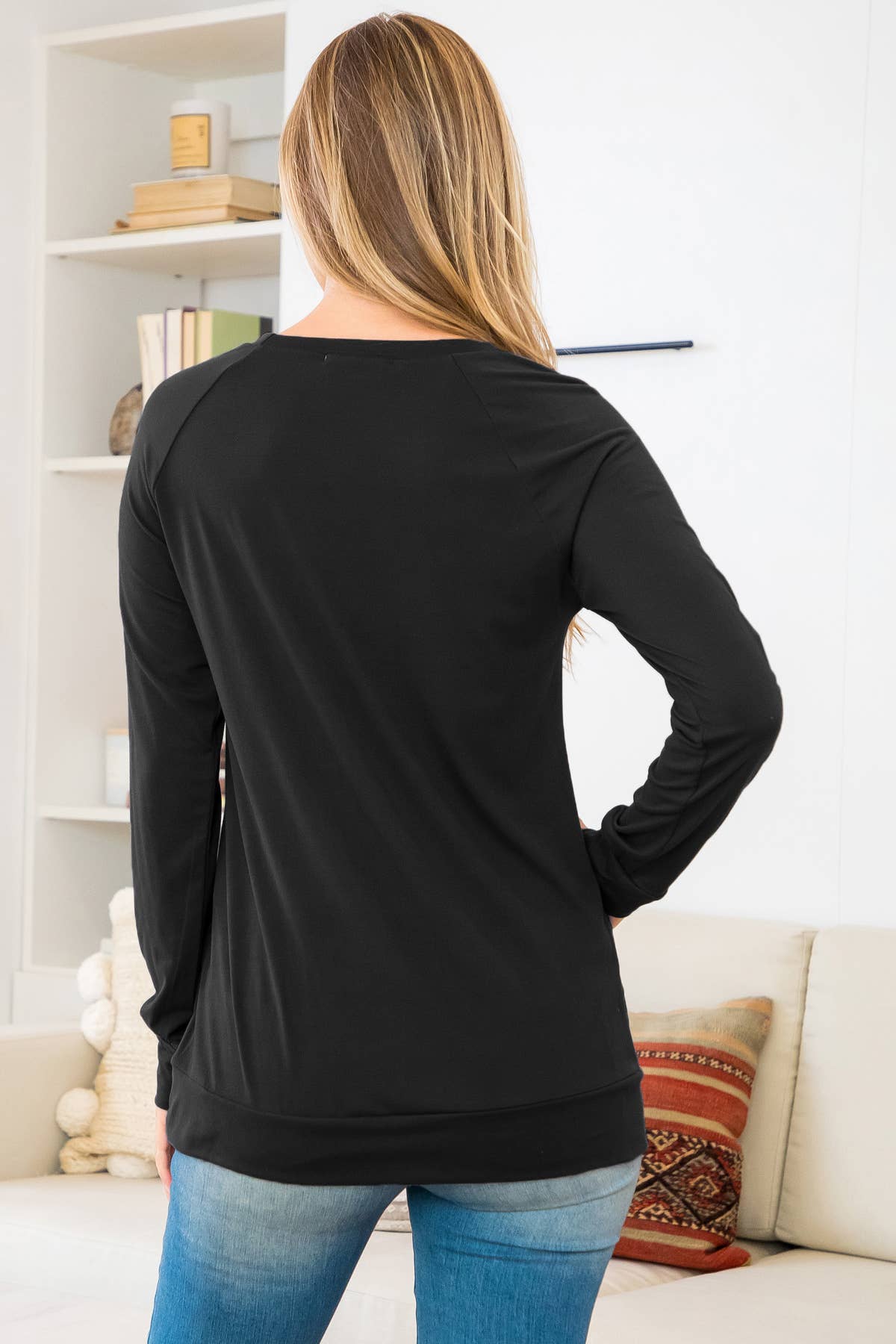 You & Me – Túnica - Mulher por atacado – YMT20003XV-PLUS TAMANHO MACIÇO BOLSO FRONTAL DE MANGA COMPRIDA60