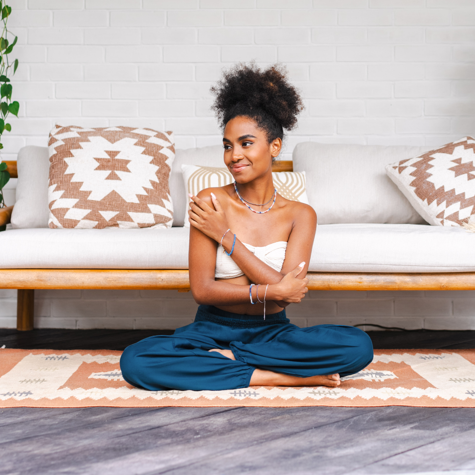 Lotus and Luna - Wholesale Pants - Women's - Deep Teal Harem Pants with Pockets9