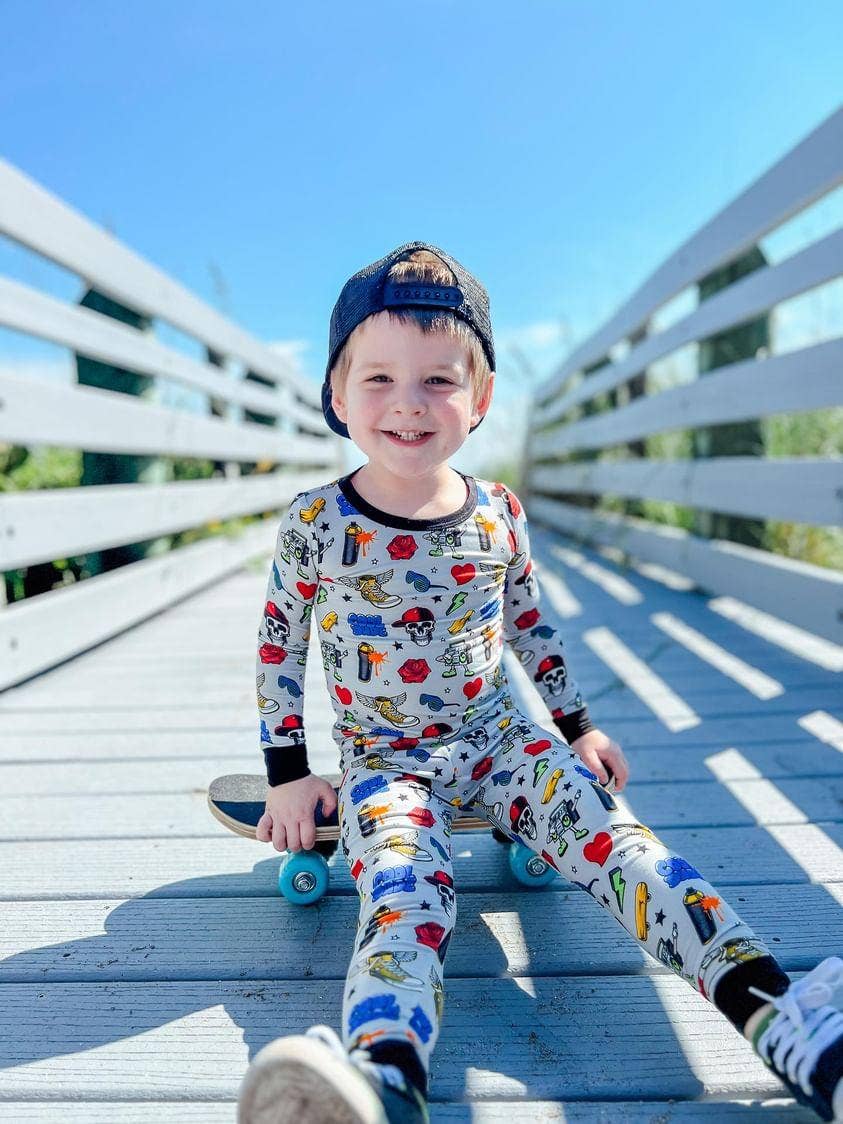 Bells & Rainbows by TND - Vente Haut et bas de pyjama – enfant - Ensemble de pyjama Cool Dude 2 pièces6