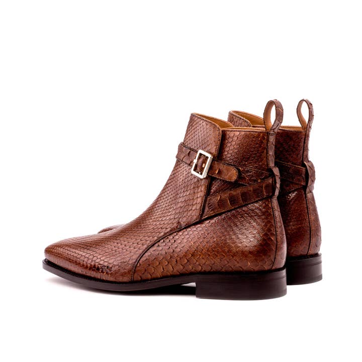 Rohan Men's Exotic Python Jodhpur Boot in Med Brown for wholesale on Faire3