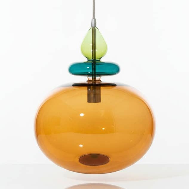 Modern Boho Multicolored Ceiling Lamp for Living Room for wholesale by LesTroisPyramides