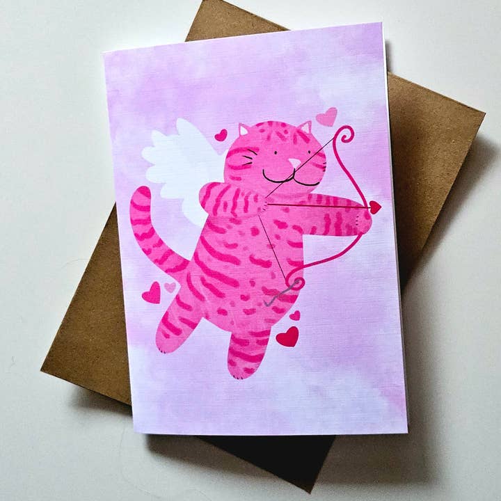 Biglietto d'auguri Cupido per la vendita all'ingrosso da parte di Art By Kay Rae