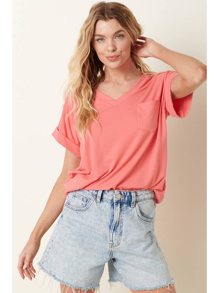 mittoshop - Wholesale Knit Top - Women's - T9153 - DTY V-NECK 1POCKET DETAIL DOLMAN KNIT TOP55