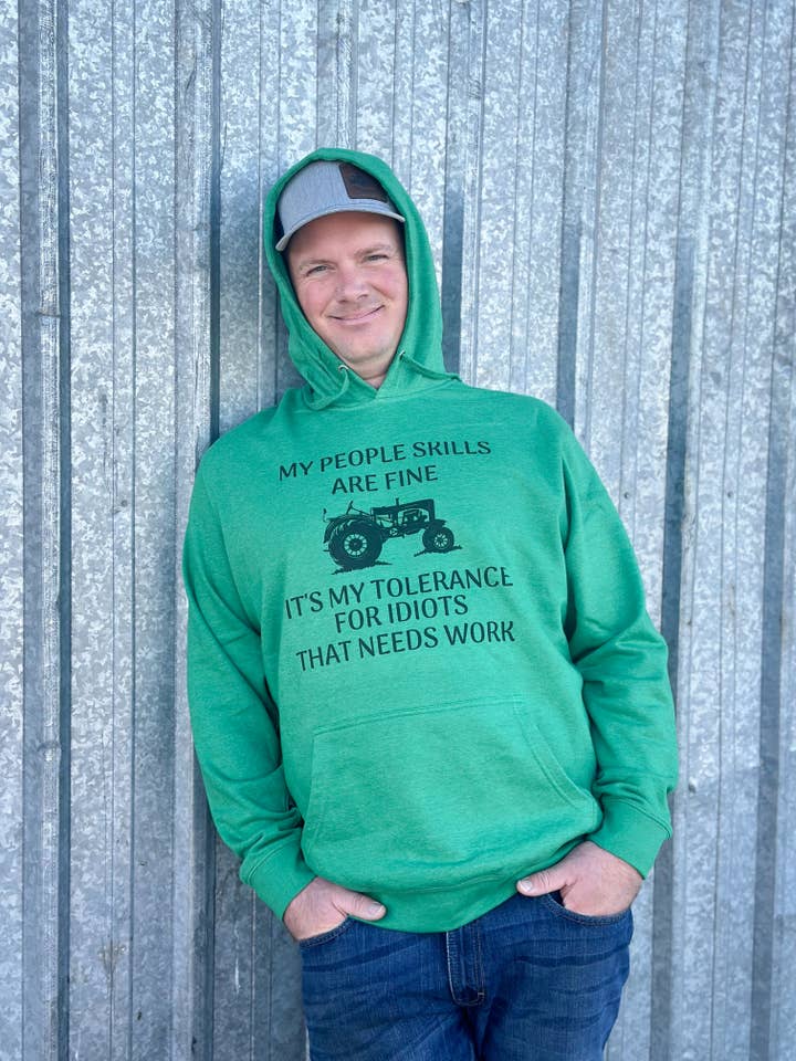 Mensenvaardigheden - Western Hoodie Sweatshirt voor wholesale door Diamond Horseshoe Trading Co