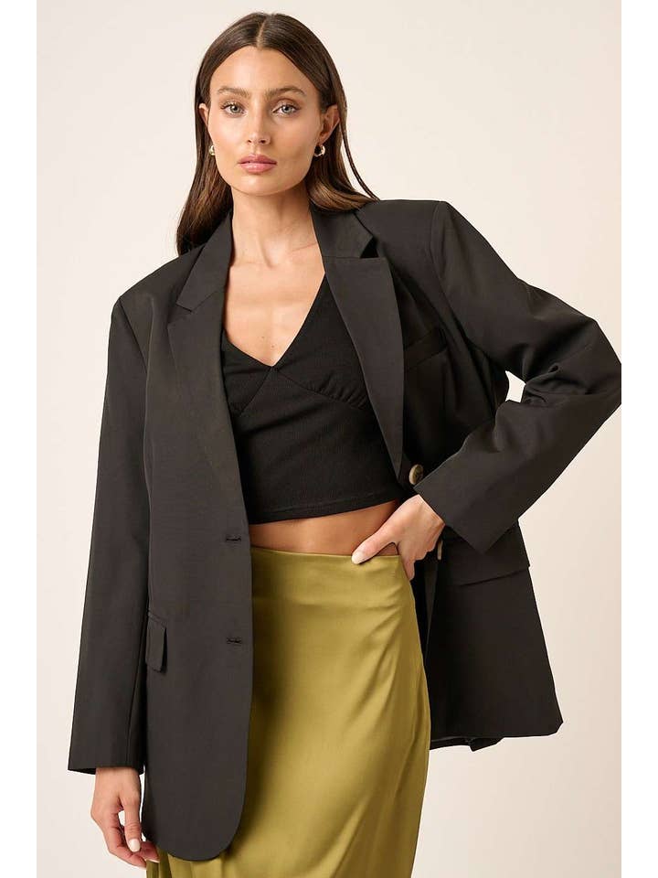 mittoshop - Wholesale Blazer - Women's - BOYFRIEND OVERSIZED BLAZER8