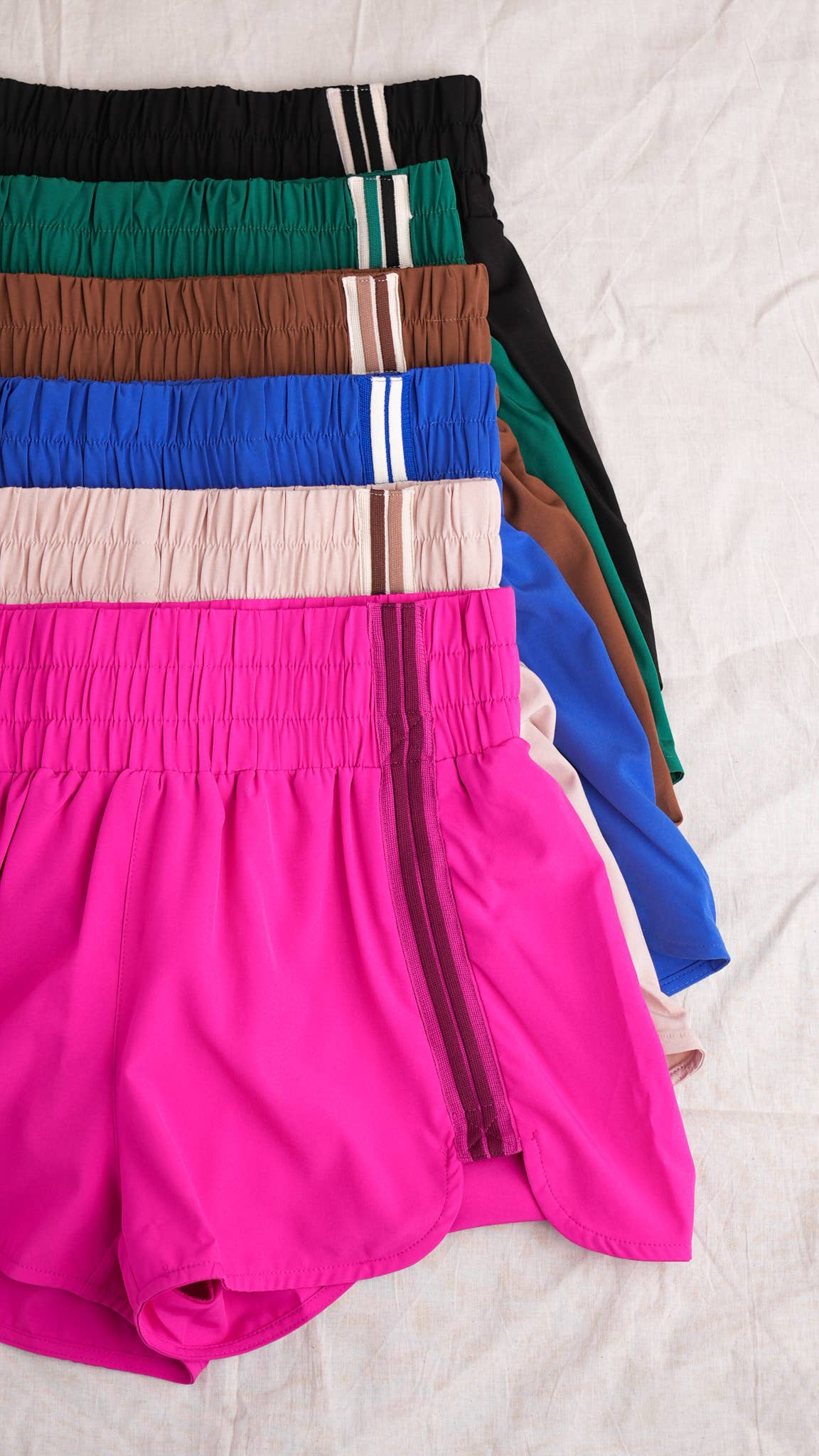 VERY J - Vente Short de sport – femme - NP70720-Shorts de sport à détails rayés30