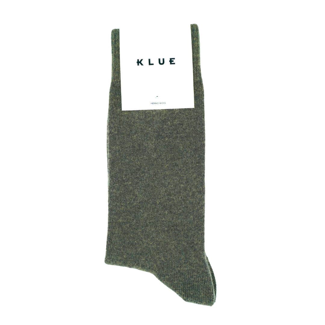KLUE - Wholesale Socks - Men's - KLUE plain merino wool socks | Khaki0