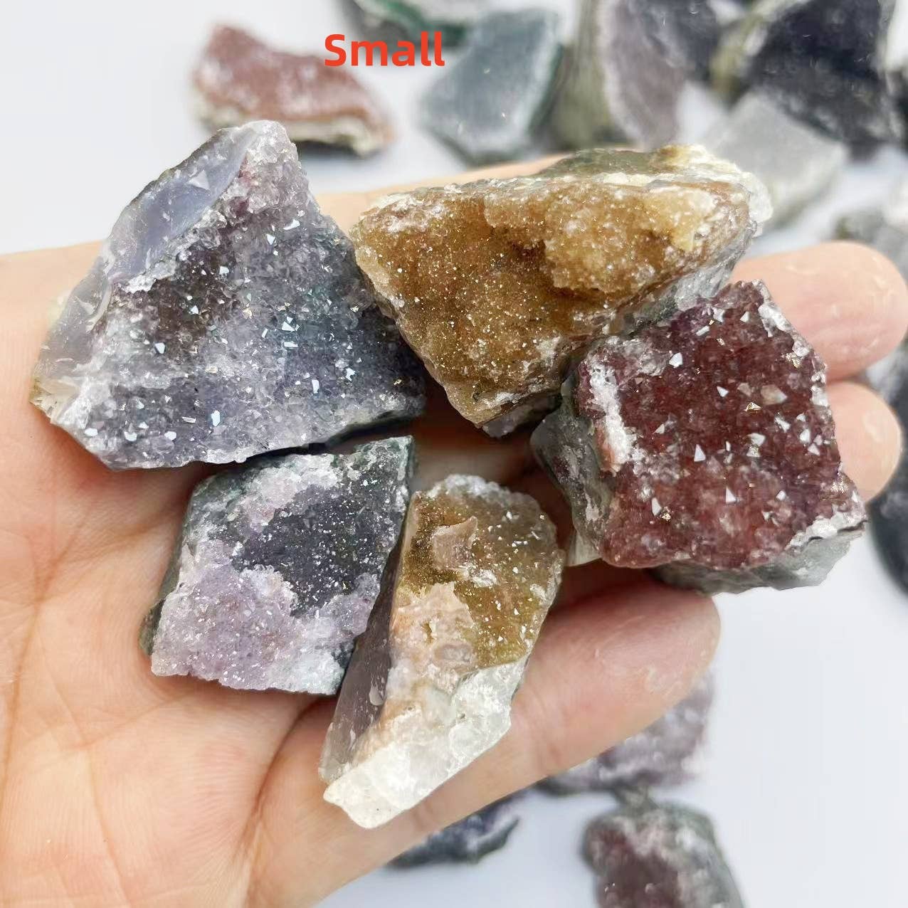 Crystal Deal· Wholesale Crystals & Gifts - Wholesale Pendant/Charm Necklace - Amethyst Crystal Cluster Raw Stones for Jewelry4