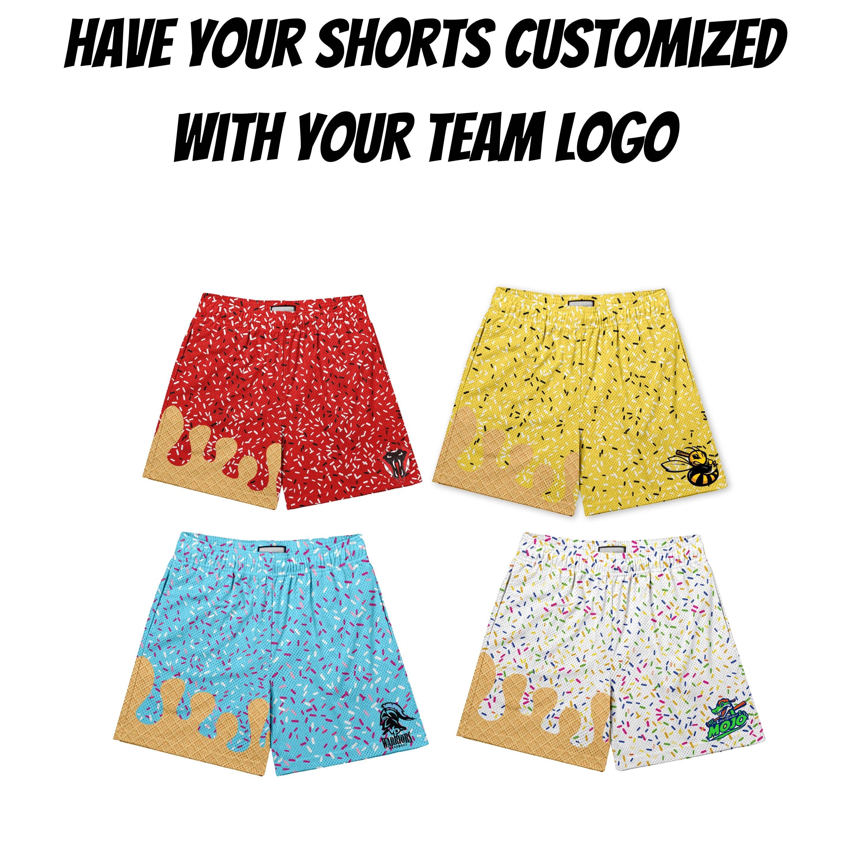 Baller Lifestyle - Wholesale Shorts - Kids - Baseball Ice Cream Drip Shorts1