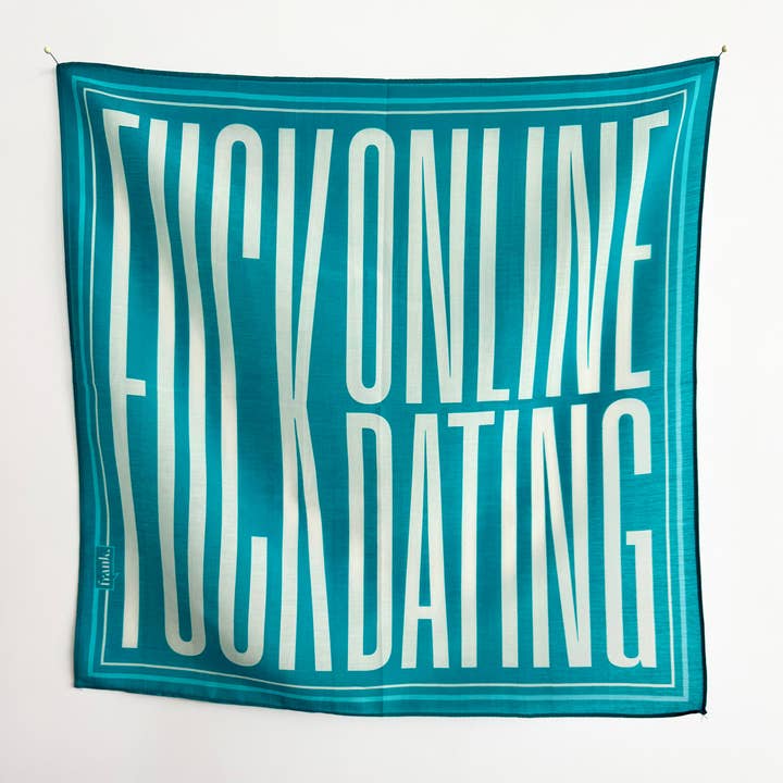 Fuck Online Dating Handkerchief for wholesale by frank.