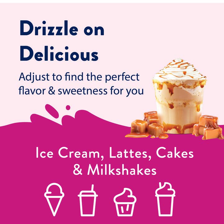 Jordan's Skinny Mixes - Wholesale Caramel Sauce - Sugar Free Salted Caramel Sauce2