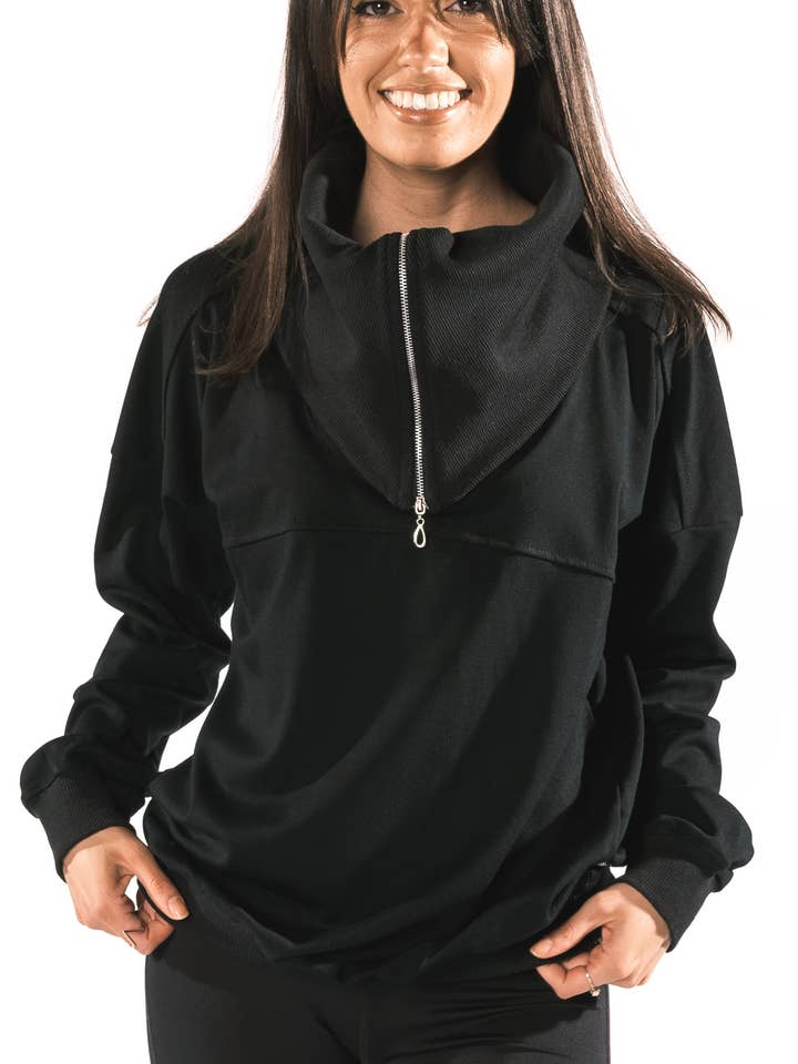 Sudadera cuello oversize para venta al por mayor de Dirtee Laundry