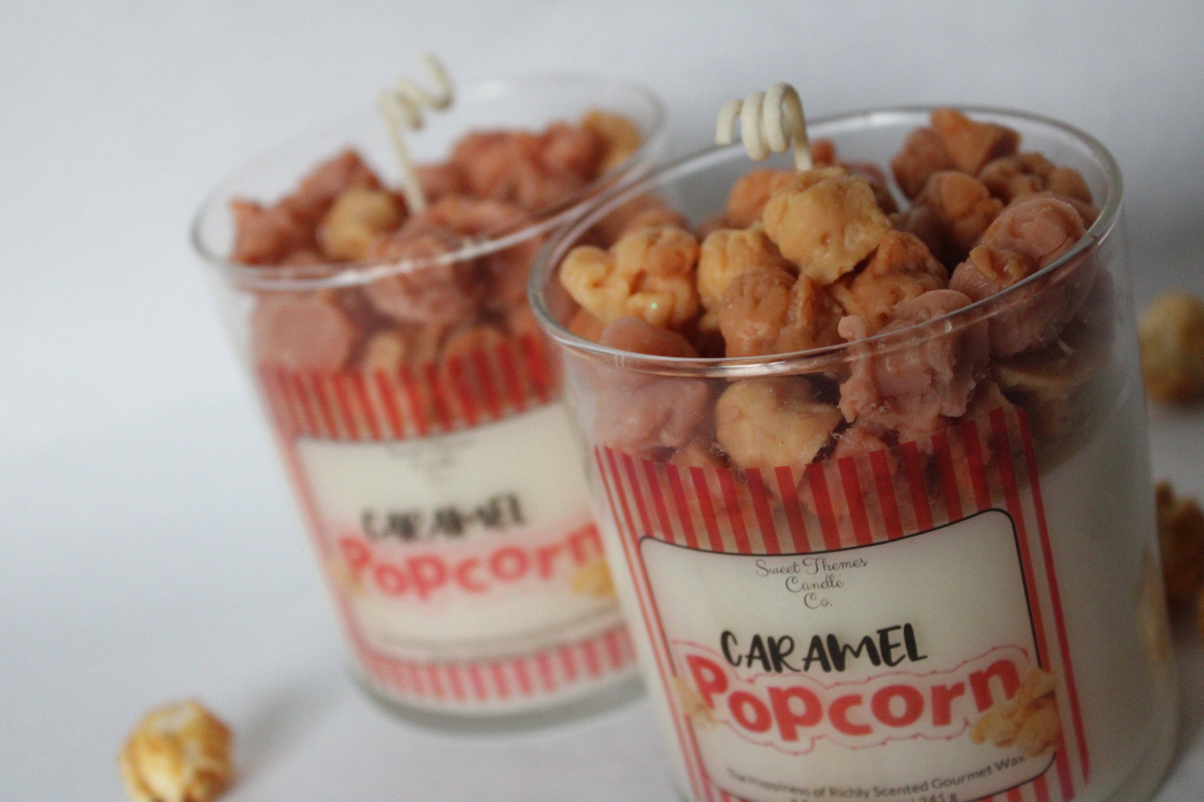 Sweet Themes Candle Co. - Wholesale Jar/Filled Candle - Caramel Popcorn - smells like Movie Night9